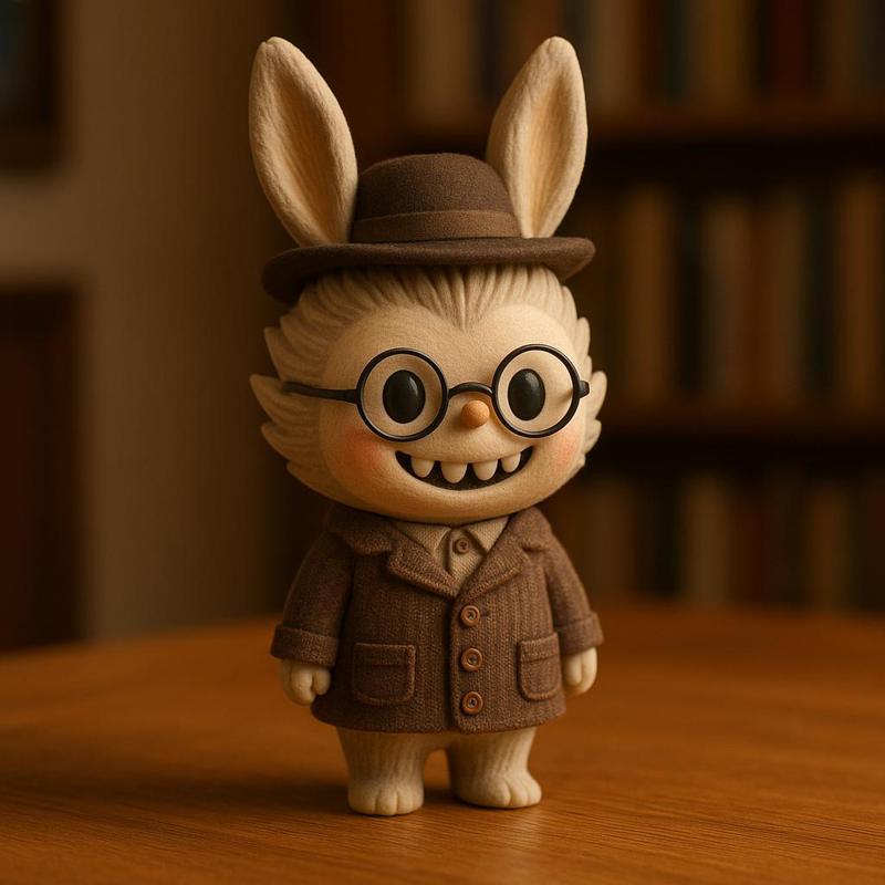 Labubu Gentleman Figure – Stylish 3D Printable STL Toy