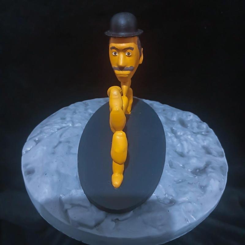 Caricatura Professor Linguiça - El Chavo del 8