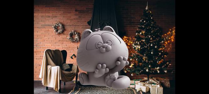 Garfield Baby - Baby Garfield 3D Fan Art Figure