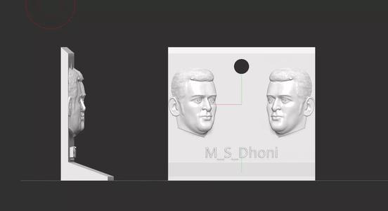 Cricket Player MS Dhoni relief