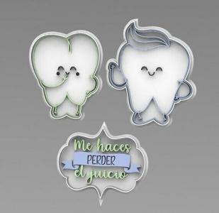 set of cutters + marker MOLES