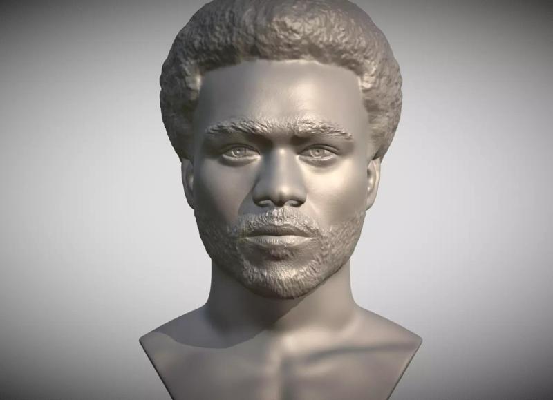 Childish Gambino Donald Glover bust for 3D printing