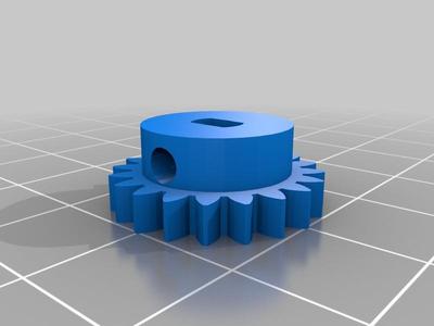 "Holo clock" parts for 28BYJ-48 geared stepper motor