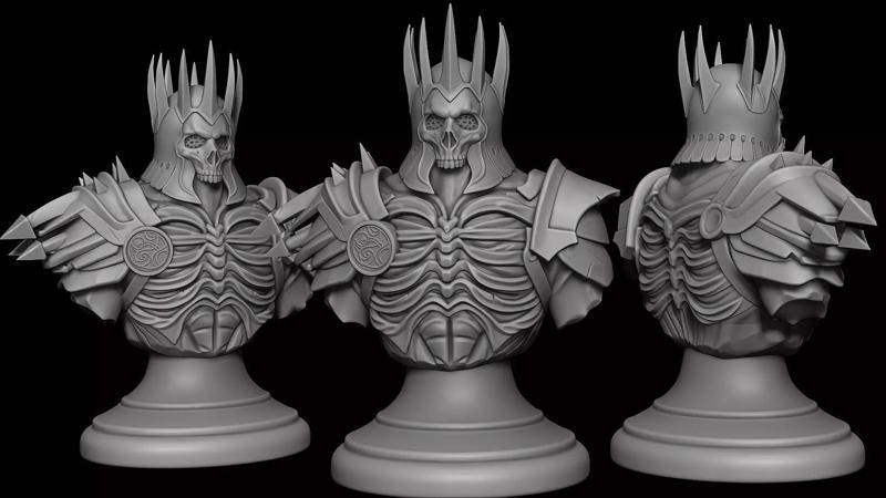 Eredin Breacc Glas 3D Printable Bust