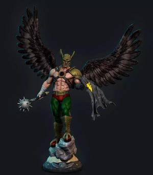 Evil shadow statue 3d model for 3d printing