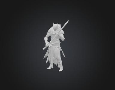 FREE Cyberpunk Samurai Miniature