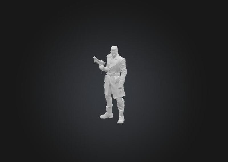 FREE Miniature Bounty Hunter Model
