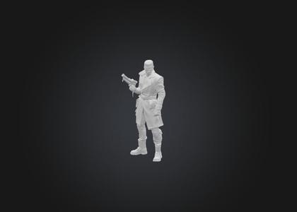 FREE Miniature Bounty Hunter Model