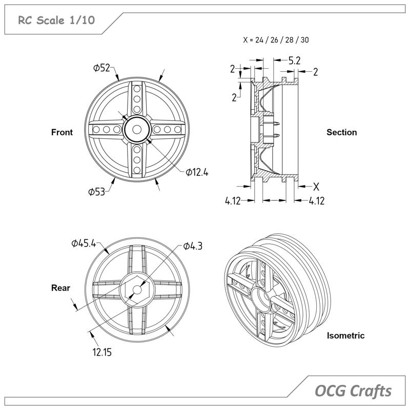 Rim Rim Rim RC Car 1/10 - TOP GEAR 2 RIM