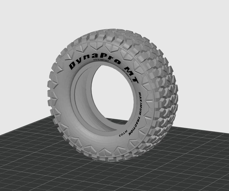 1.9 Crawler Tyre 96x38MM