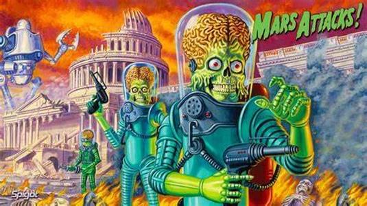 martian figure to the attack ( mars attacks )