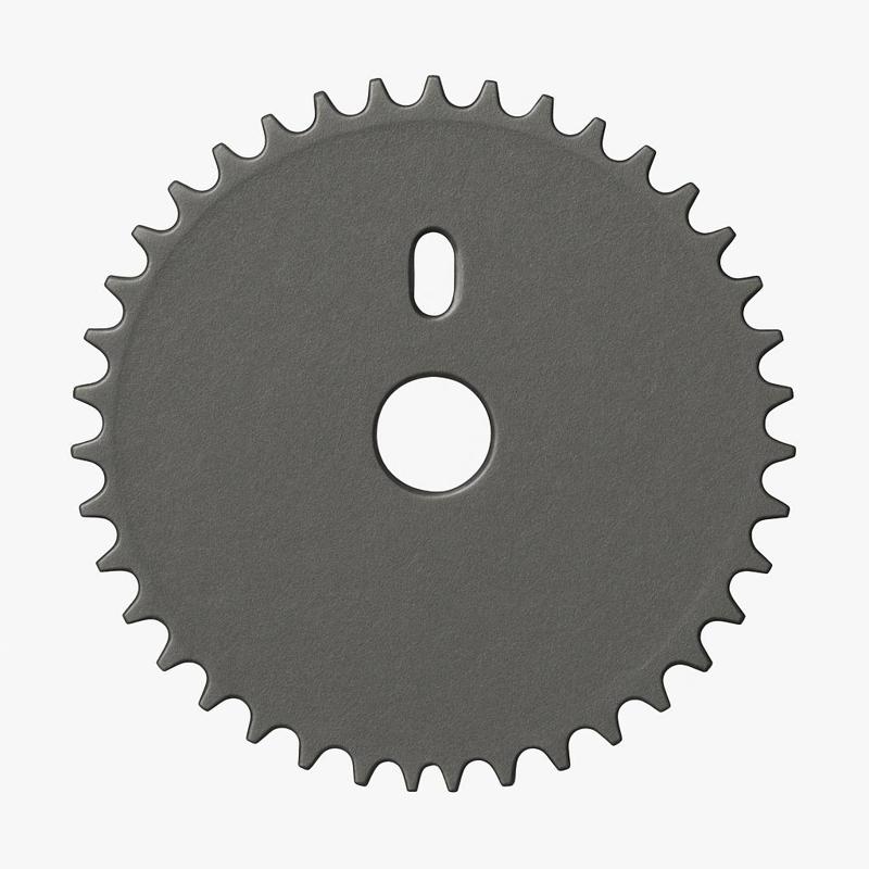 32-Tooth Gear Wheel with Central Bore and Keyway Slot