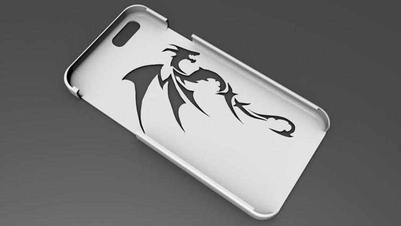 iPhone 6 Basic Case tribal dragon