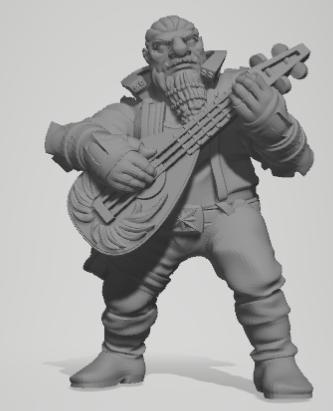 Dwarf Male Bard Full Pack