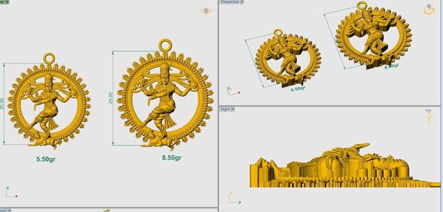 Nataraja pendant