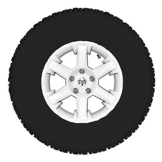 Dodge RAM 1500 wheel