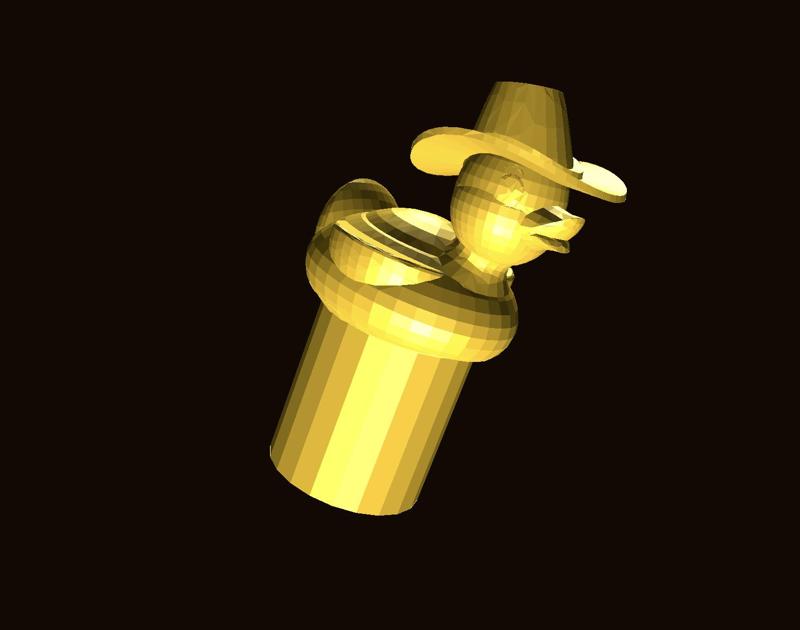 Cowboy Duck Stemcap Tire Valve Cover