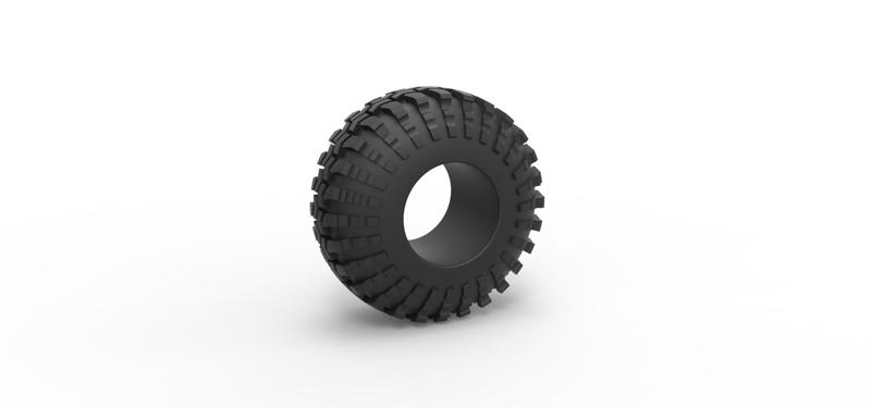 Diecast offroad tire 95 Scale 1:25