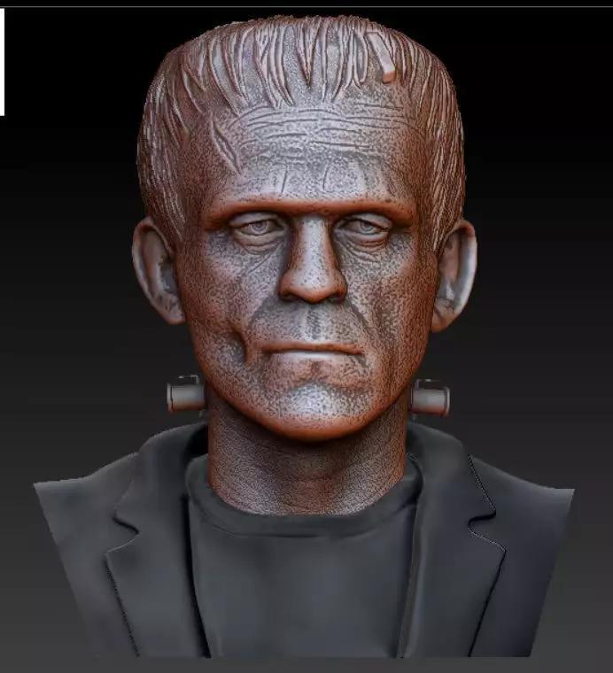 Frankenstein Boris Karloff life size scale bust