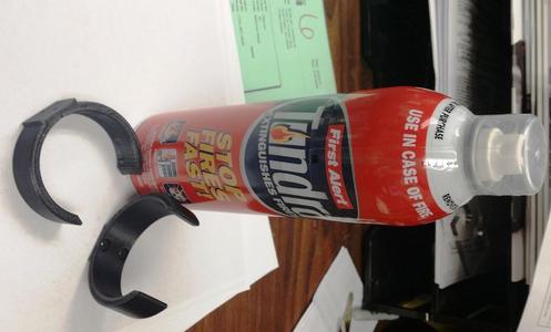 Compact Fire Extinguisher Wall Clips