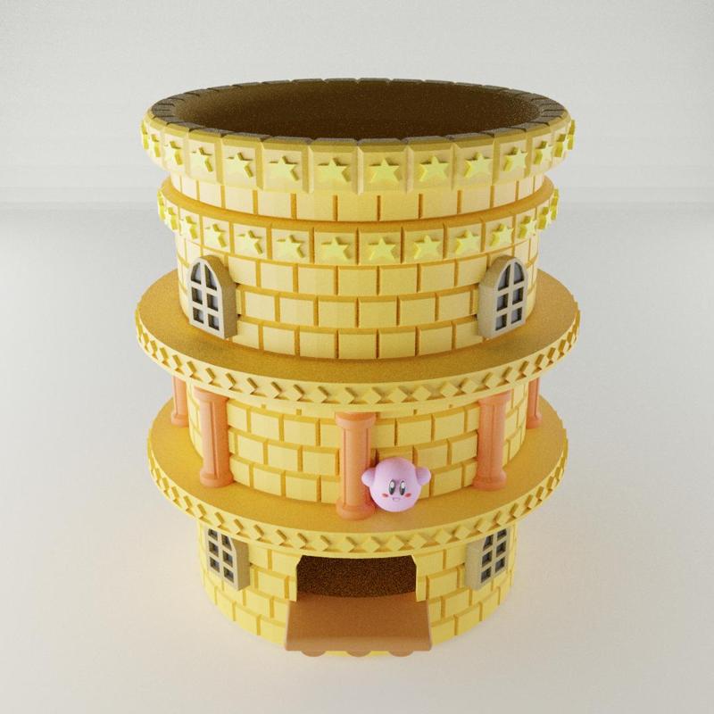 Kirby pen holder