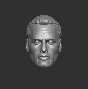 ONE12 Scale Head rick grimes