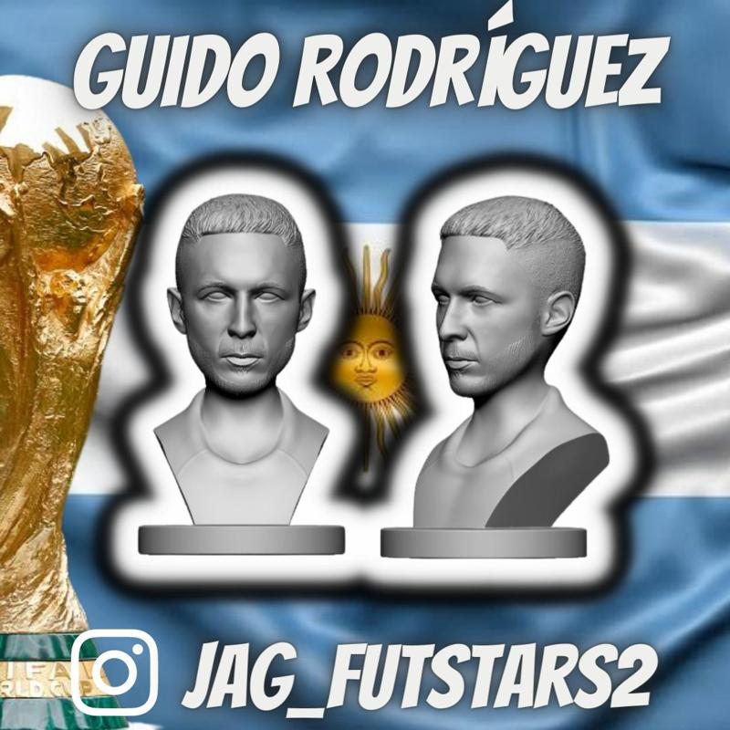 Argentina 2022 - Guido Rodriguez - Soccer Bust