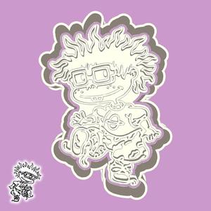 Rugrats cookie cutters - Chuckie Finster (style 1)