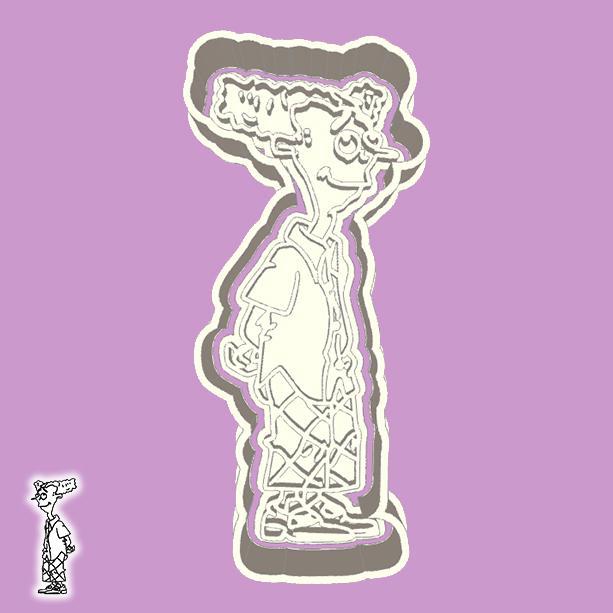 Rugrats cookie cutters - Howard DeVille (style 1)