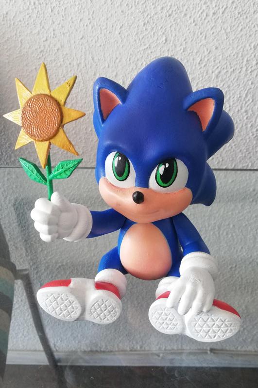 Baby Sonic the Hedgehog - 3D FanArt