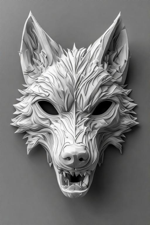 Werewolf Mask Wolf Alpha Mask Model Amazing Mask V1 Fan Art Costplay