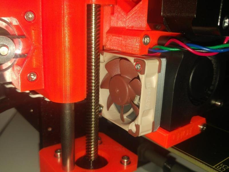 Original Prusa i3 MK2 30to40mm fan adapter