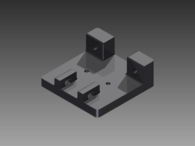 Makerbot Replicator upgraded filament drive tube mount