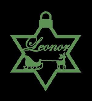 Christmas Tree Star - Sled Leonor