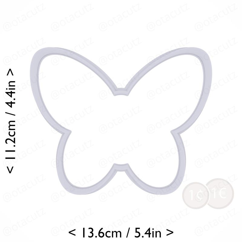 Butterfly Cookie Cutter 5in / 12.7cm