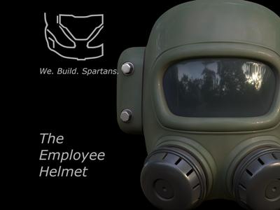 The Employee Helmet 3d print file