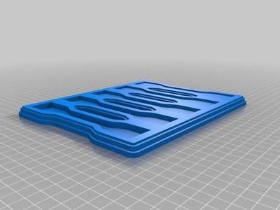 Mold for Dogbone / Dumbbell Tensile Test Sample Specimen - ASTM  D412-A UL-62-A