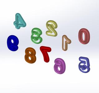 0-9 Cookie Cutters