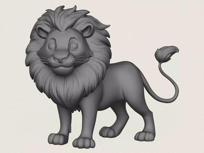 The Lion King Print Ready 3D Model