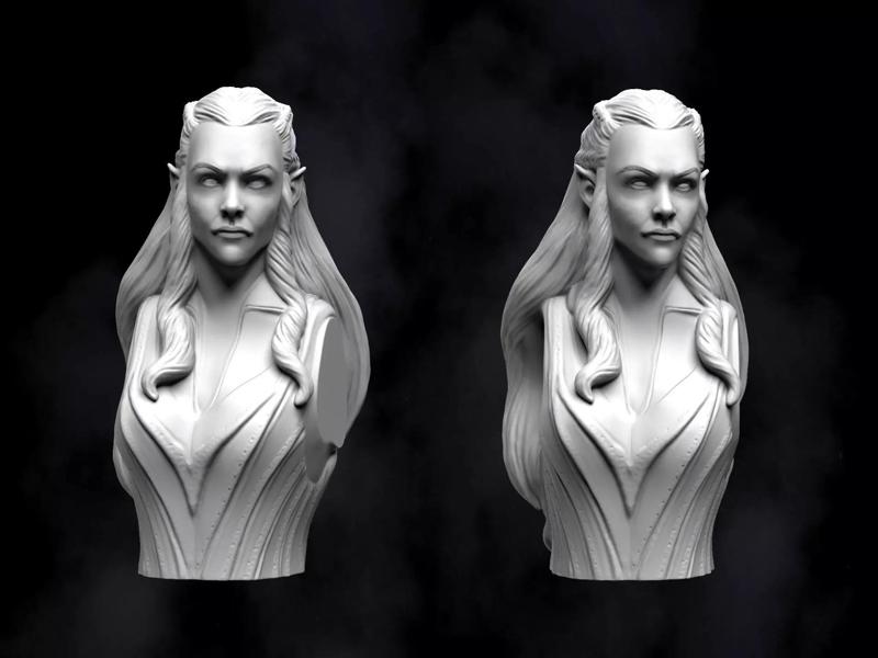 Tauriel Fan Art Bust
