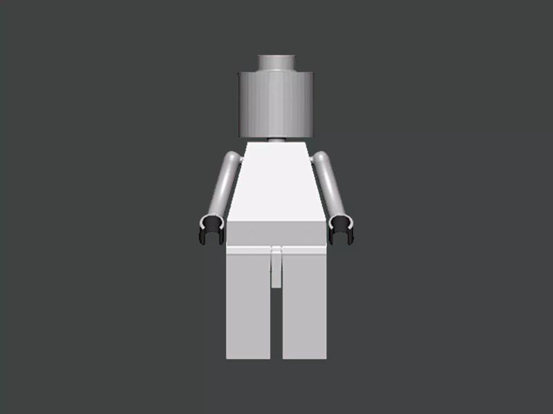 3D Model-CHARACTER0052 lego star wars minifigure