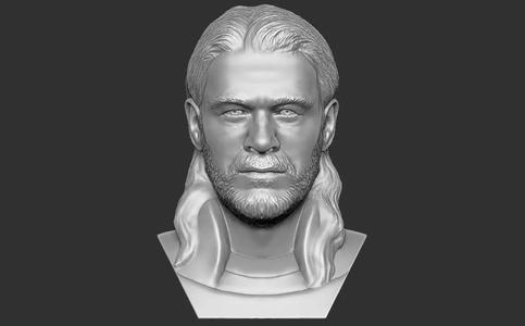 Thor Chris Hemsworth bust for 3D printing