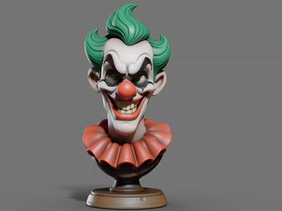 Joker Bust 3D Print STL