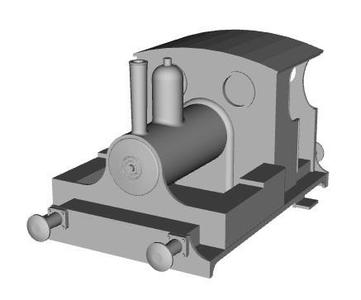 Kitson 0-4-0WT loco Cordite 1/43 scale