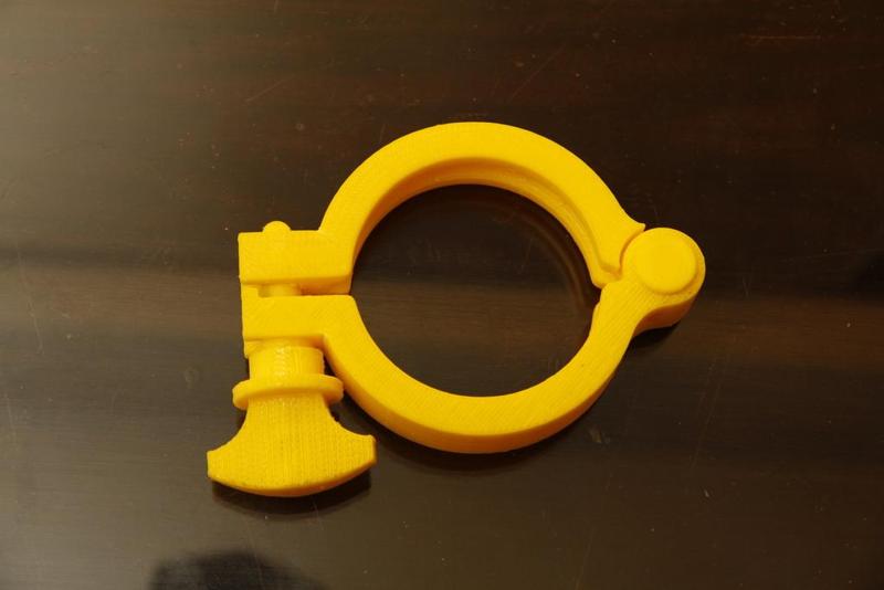 2" tri clamp single hinge