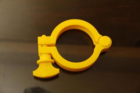 2" tri clamp single hinge