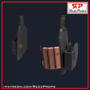 Deadpool 3 Holster Cosplay Prop