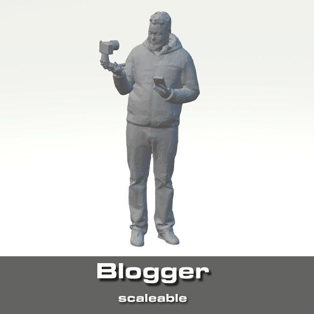 Figure blogger for dioramas