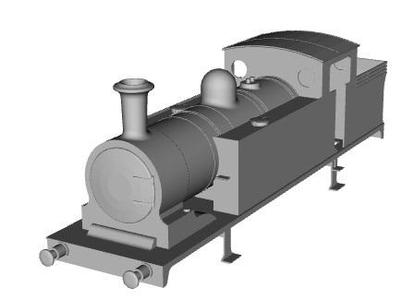 NBR/LNER N15 (A class) loco 1/100 scale