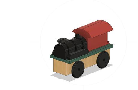 Wooden train